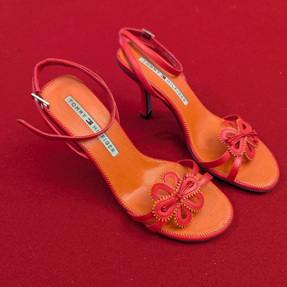 Tommy Hilfiger Red Women's Sandals